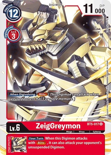 ZeigGreymon [BT5-017] [Battle of Omni]