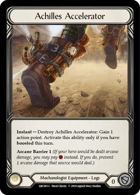 Achilles Accelerator [ARC005-C] 1st Edition Cold Foil