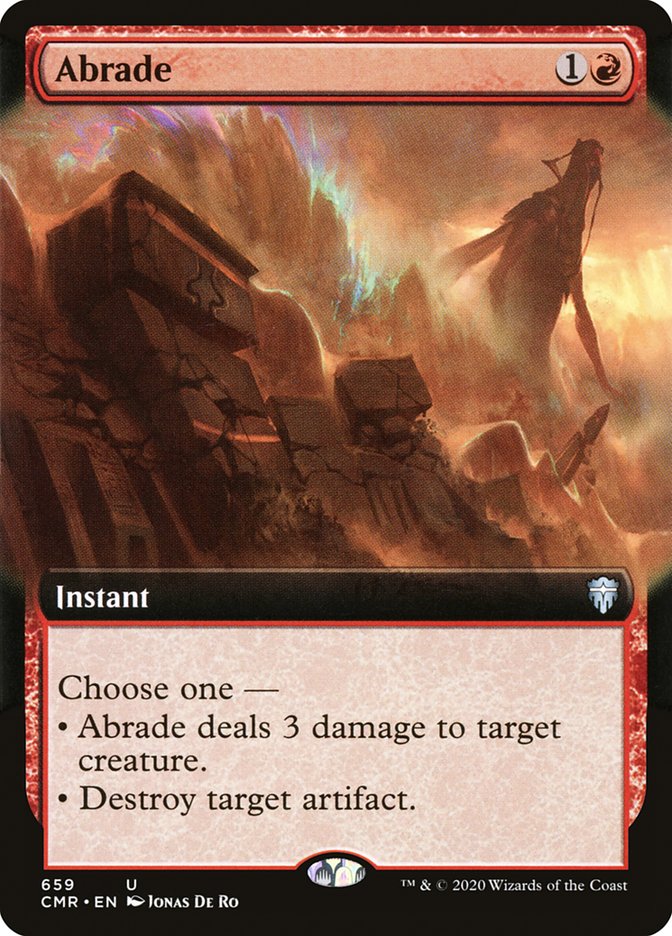 Abrade (Extended) [Commander Legends]