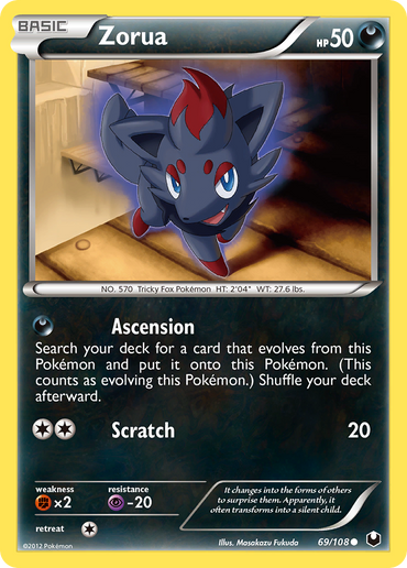 Zorua (69/108) [Black & White: Dark Explorers]